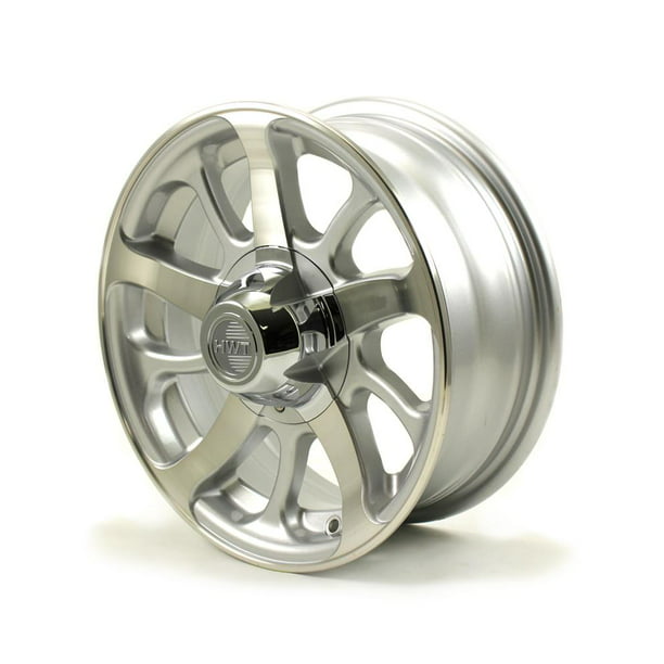 HWT HISPEC Series 08 Aluminum Trailer Wheel 6 LUG Rim 15 x 6 w/ CAP NO Tire 